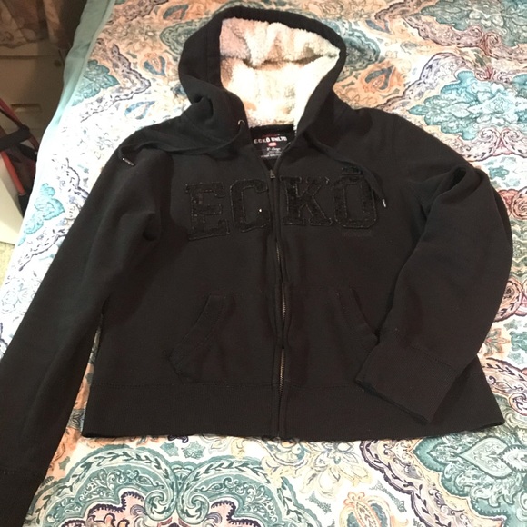 Ecko Unlimited Tops - Ecko Hoodie with Sequin Logo Size XL